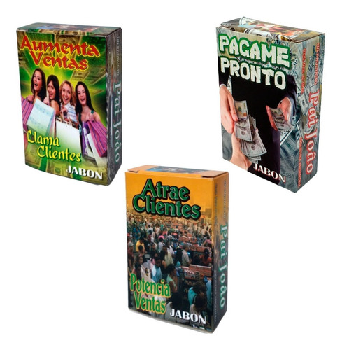 Pack X 3 Jabon Aumenta Ventas Atrae Clientes Pagame Pai Joao