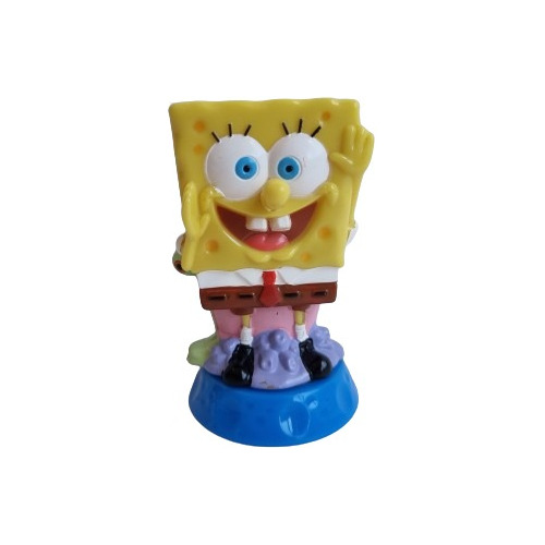 Miniatura Bob Esponja E Gary Viacom 2005 Impecável Usado