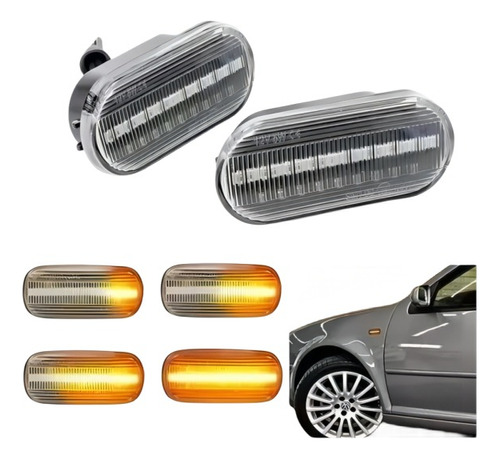 Par Cuarto Led Secuencial A4 Jetta Golf Clásico Beetle