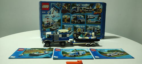 Lego City Camión Y Trailer Con Lancha De Policía Modelo 4205