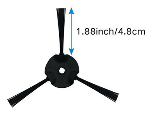 Pacote Com 4 Escovas Laterais Para Shark Matrix Robot Vacuum