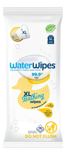 Waterwipes Toallitas De Baño Xl Sin Plástico Para Niños .