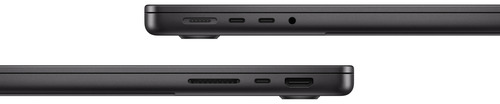 MacBook Pro Pro 16" color negro espacial 18GB de Ram - 512GB SSD - 512GB HDD - Apple Chip M3 - Distribuidor Autorizado