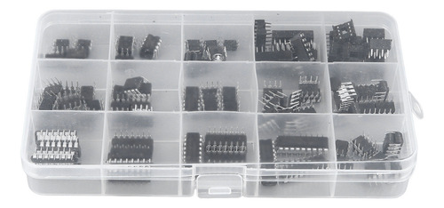 Kit De Chips Ic, 100 Unidades, 12 Tipos De Chips Amplificado