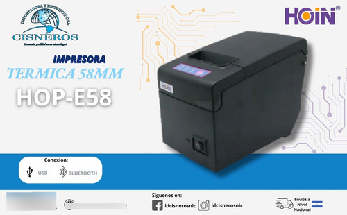 Impresora Térmica Hoin Hop-e58