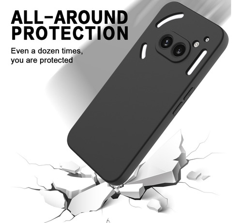 Funda Protectora De Silicona Simple Para Nothing Phone 1/2/3