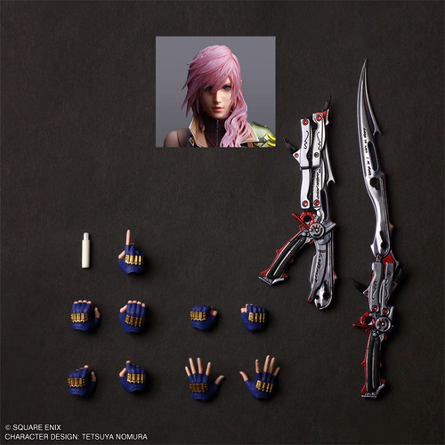 Final Fantasy Xiii: Play Arts Shin - Lightning Pre-vent