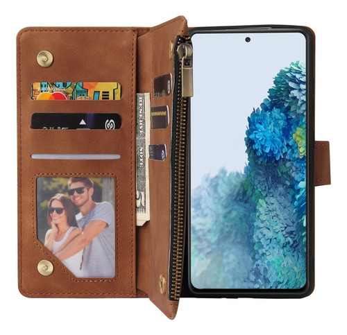 Funda Multifuncional Con Cremallera Para Samsung S21/note10+