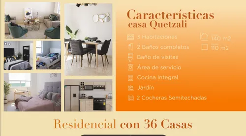 Casa En Preventa En Cuautlancingo Puebla (qtz Ide)