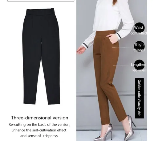 Pantalones Deportivos Casuales Con Abertura En La Pantorrill
