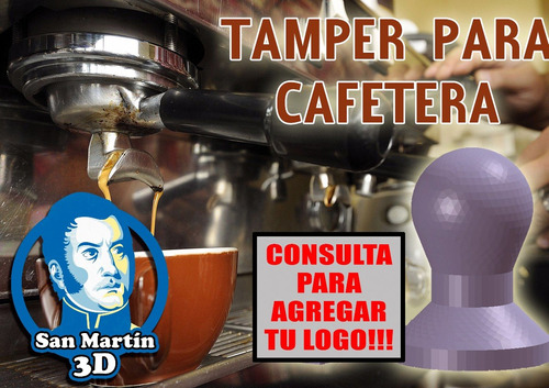 Tamper Para Cafetera  De Diametros A Medida Color Impreso 3d