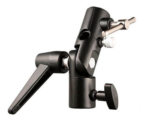 Imagen 5 de 7 de Rótula Bracket Tipo H Para Flash De Zapata Speedlite