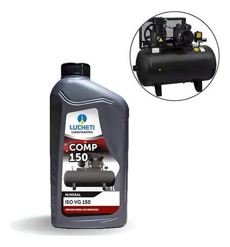 Óleo Compressor De Ar Lucheti Comp Iso Vg 150 1l - Kit 3l