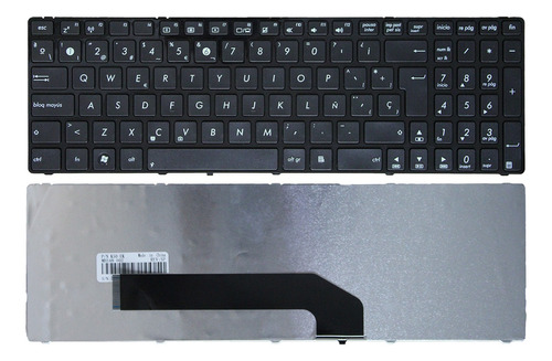 Teclado Asus K50ij / F52a /  F90sv / K50a Negro Con Marco