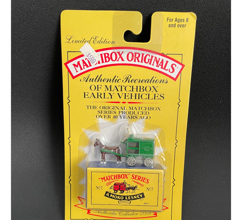 Matchbox Originals,carreta De Caballos Escala Aprox 1:72