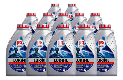 Aceite De Transmisión Api Gl-4 Sae 80w-90 Lukoil 12 Litros