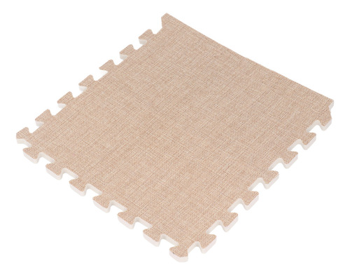 Alfombrilla De Espuma Puzzle, De Algodón Y Lino, Entrelazada