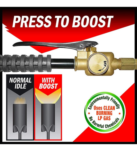 Soplete Antorcha Hot Max 500g Big Max 500,000 Btu Propano