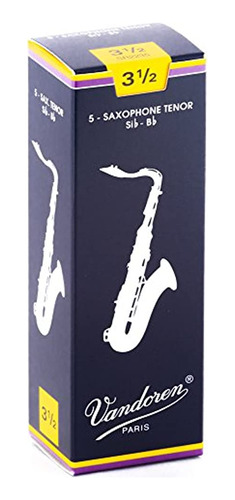 Vandoren Sr2235 Cañas Tradicionales Para Saxofón Tenor Fuerz