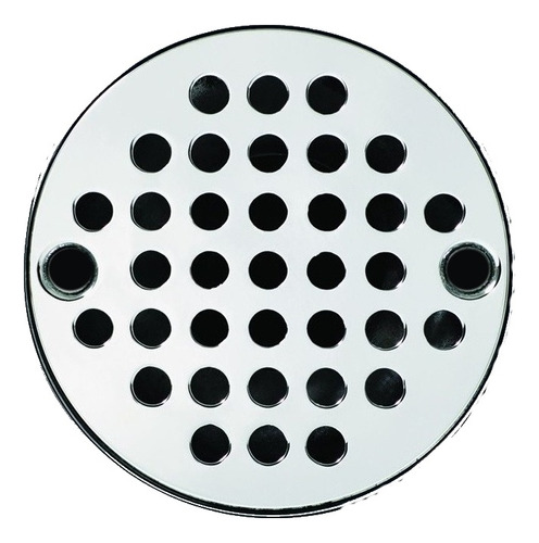 Tapa Para Rejilla Perforada Centro Piso 10cm Cromada Bol. Fp