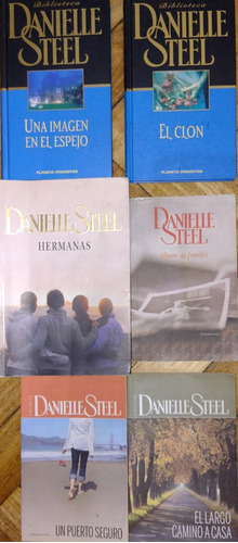 Combo De 6 Libros Danielle Steel - Distintos Títulos Y Tapas