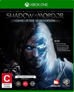 Middle Earth Shadow Of Mordor Xbox One Game Of The Year