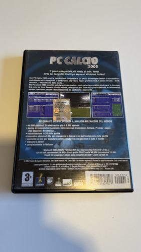 Pc Calcio 2005 Juego Futbol Pc Fisico Original Italia (Usado)