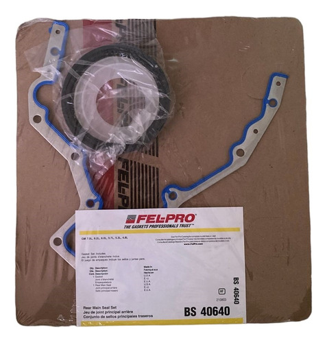 Kit Estopera Cigueñal Trasera Felpro Silverado Tahoe 5.3l 