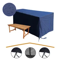 Comprar Funda Cubre Mesa Jardin 65x100x100 Lona Pesada Impermeable!!