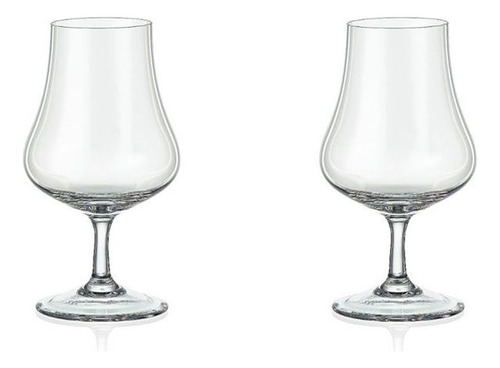 Copa Cata Degustación Whisky Cogñac Bohemia Cristal Set X 2