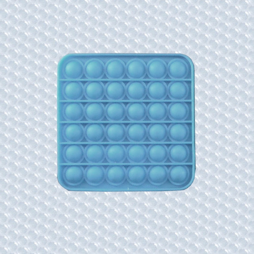 Imagem 1 de 3 de Pop It Fidget Toys Brinquedo Anti Stress Quadrado Azul