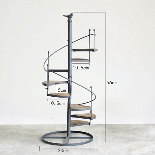 Soporte For Plantas En Espiral, Organizador De Macetas,