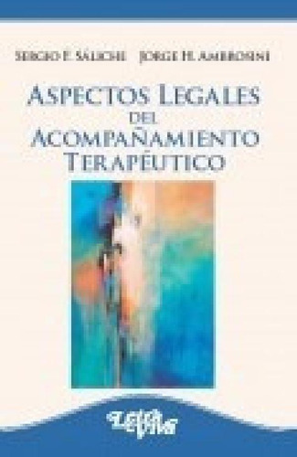 Libro - Libro Aspectos Legales Del Pañamiento Terapeutico -