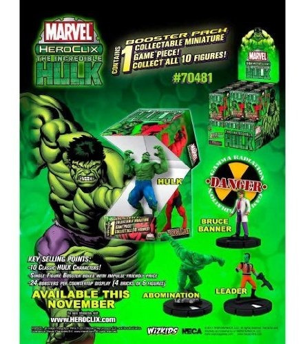 Heroclix Hulk: Display 24 Figuras Aleatorias