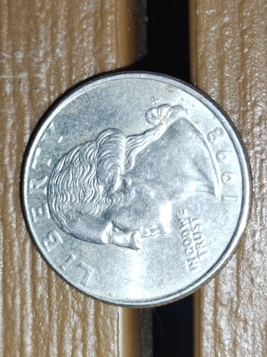 Moneda Quarter Dollar Año 1998