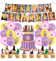 Comprar Enredados Rapunzel Decoración De Fiesta Set De Globos