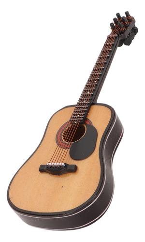 Guitarra En Miniatura Modelo De Madera De Alta Simulación El
