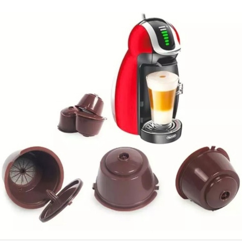 3 Capsula Dolce Gusto Reutilizável Emohome Capsula C/ Filtro