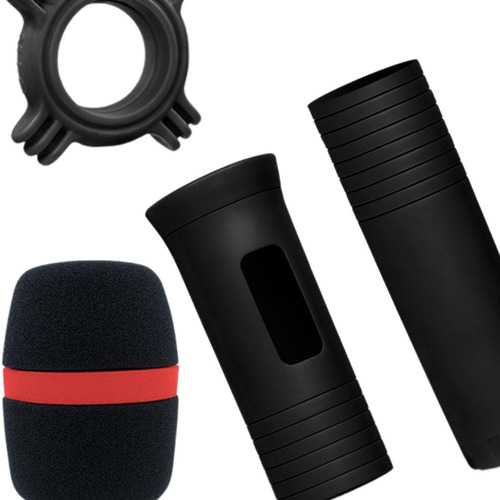 Funda Protectora Para Micrófono De Mano Con Funda De Agarre