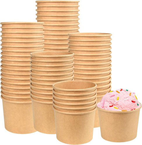 - 50 Vasos De Papel, Vasos Desechables De 240 Ml, Tazas De