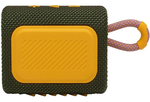 Bocina JBL Go 3 portátil con bluetooth waterproof green