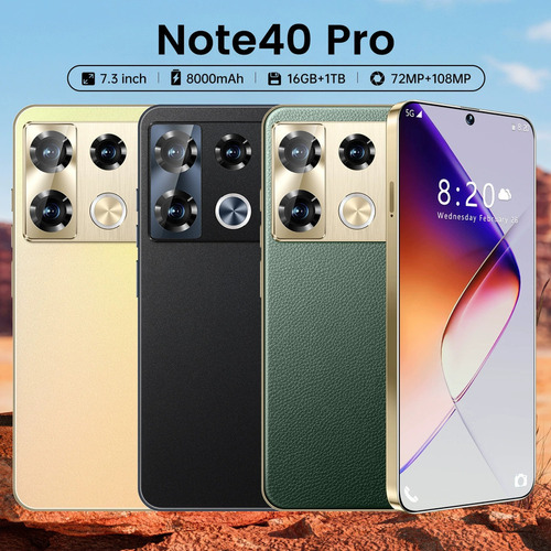 Teléfono Inteligente Note40pro Pantalla Perforada 16gb + 1tb