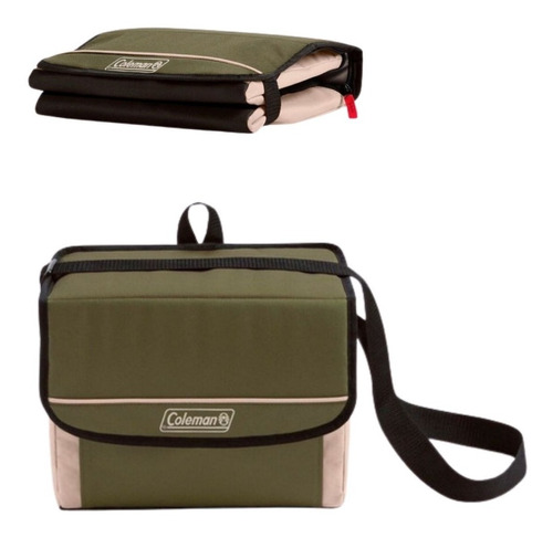 Conservadora Bolso Termico Coleman Plegable P/18 Latas Verde