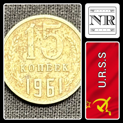 Rusia - 15 Kopeks - Año 1961 - Y #131 - Urss - Cccp