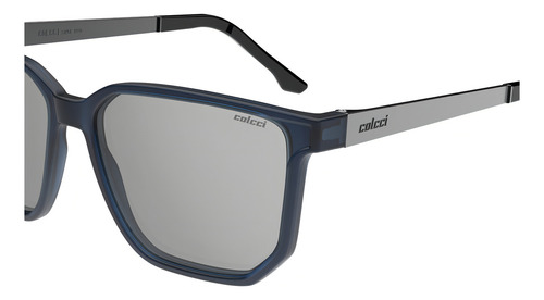 Óculos Solar Colcci Ross C0204k2609 Azul Fosco Lente Cinza