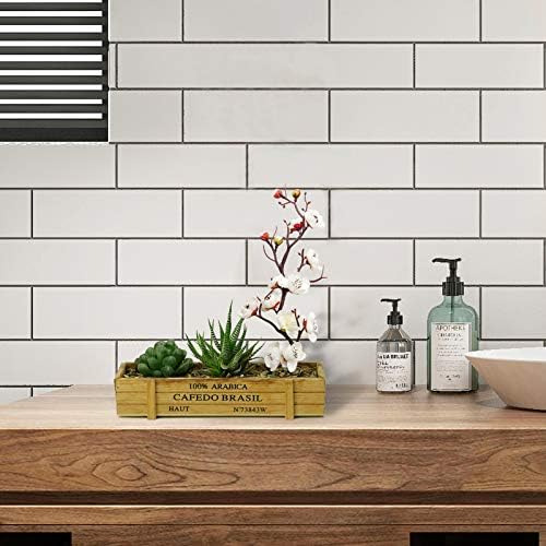 Liucogxi 4 Ramas De Flores De Ciruelo De Seda Artificial Bla