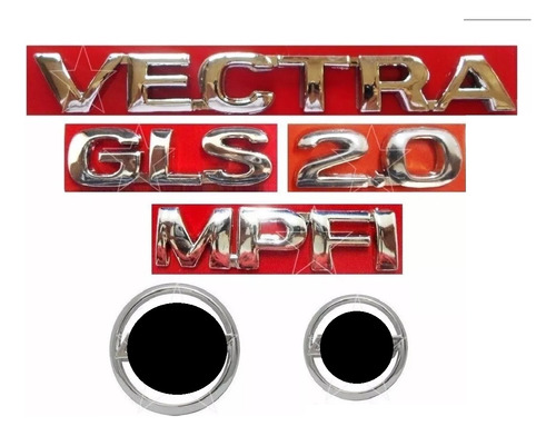 Kit Emblemas Vectra Gls 2.0 Mpfi - 97 À 99 