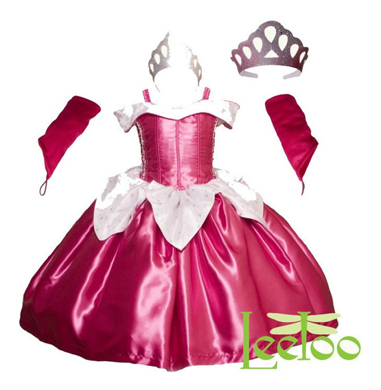 Vestido Aurora Princesa Disfraz Bella Durmiente | Envío gratis