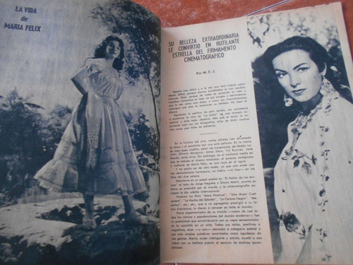 Revista Antigua Estrellas Cinelandia #1 Vida De Maria Felix (Usado)