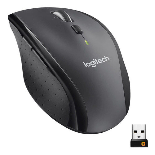 Logitech M705 Marathon - Mouse Inalámbrico, Receptor Unifica